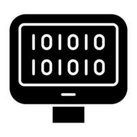 Binary Code icon, editable vector