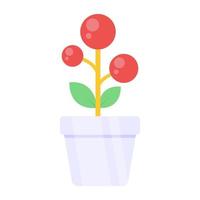 Beautiful design icon of flowerpot vector