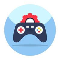 An editable design icon of game development vector
