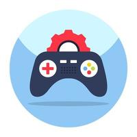 An editable design icon of game development vector