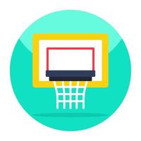 Basketball hoop icon in editable style vector