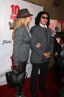 LOS ANGELES, APR 1 - Shannon Tweed, Gene Simmons at the 10 Rules for Sleeping Around Premiere at Egyptian Theater on April 1, 2014 in Los Angeles, CA photo