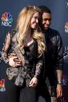 LOS ANGELES, APR 3 - Shakira, Usher at the The Voice Judges Photocall, April 2014 at The Sayers Club on April 3, 2014 in Los Angeles, CA photo