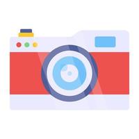 An icon design of camera vector