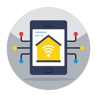 Vector design of mobile smart home