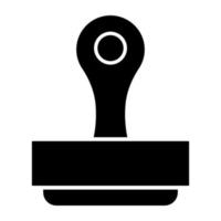 A unique design icon of stamp vector