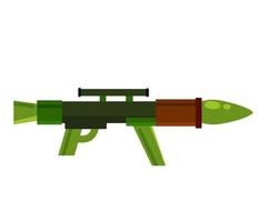 Bazooka. Rocket launcher. vector