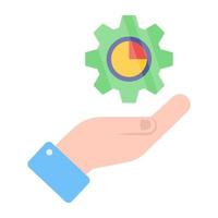 Perfect design icon of graphical management vector