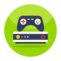 Modern design icon of video game vector