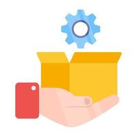 Perfect design icon of parcel management vector