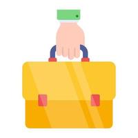Perfect design icon of briefcase vector