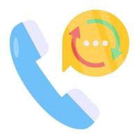 Premium download icon of call forwarding vector