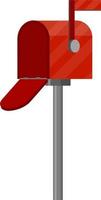 Open mailbox. Mail and message. vector