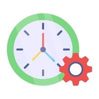 Unique design icon of time management vector