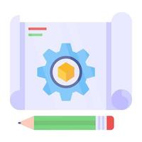 icono de diseño perfecto del prototipo vector