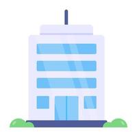 icono de diseño perfecto del edificio de oficinas vector