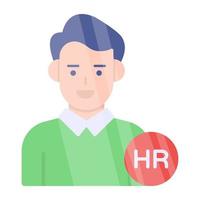 Perfect design icon of hr employee vector