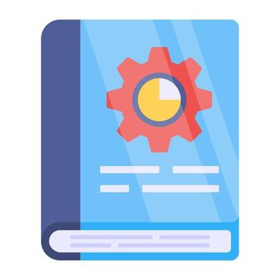 Modern design icon of book management