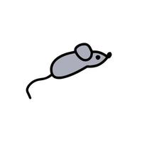 raton gris juguete para gatos pequeña rata roedor.