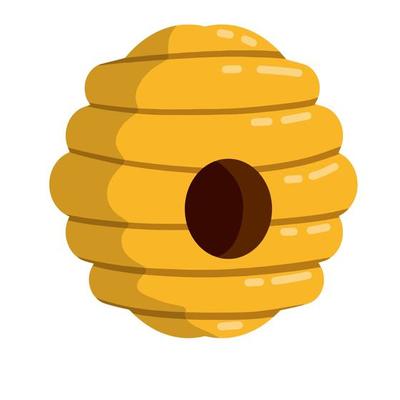 Honey comb icon cartoon style Royalty Free Vector Image