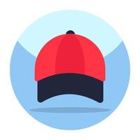 icono de gorra deportiva disponible para descarga instantánea vector