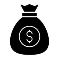 A perfect design icon of money bag vector