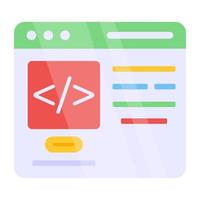 icono de diseño perfecto de programación web vector