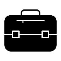 Trendy vector design of briefcase