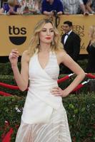 LOS ANGELES, JAN 25 - Laura Carmichael at the 2015 Screen Actor Guild Awards at the Shrine Auditorium on January 25, 2015 in Los Angeles, CA photo