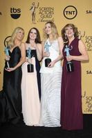 LOS ANGELES, JAN 25 - Joanne Froggatt, Sophie McShera, Laura Carmichael, Phyllis Logan at the 2015 Screen Actor Guild Awards at the Shrine Auditorium on January 25, 2015 in Los Angeles, CA photo