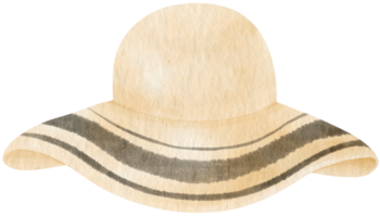 diskett hatt akvarell illustration för sommarmode png