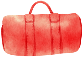 illustrazione dell'acquerello della coperta da picnic del telo mare rosso png