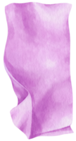 serviette de plage violette et couverture de pique-nique style aquarelle png