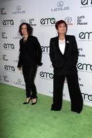 LOS ANGELES, OCT 18 - Sara Gilbert, Sharon Osbourne at the 2014 Environmental Media Awards at Warner Brothers Studios on October 18, 2014 in Burbank, CA photo