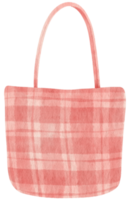 bolsa de tela acuarela ilustración para elemento decorativo de verano png