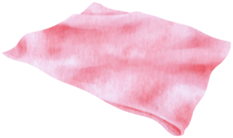pink Beach towel picnic blanket in watercolor for summer png