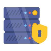 Trendy vector design of server security