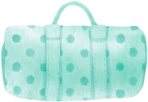 Polka dot  Beach towel and picnic blanket watercolor style png