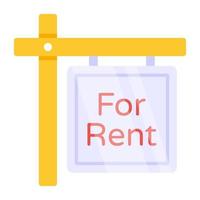 Premium download icon of rent board vector