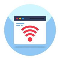 Premium download icon of wifi vector