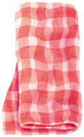 Red Checkered Beach towel picnic blanket in watercolor png