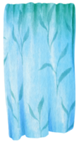 blaue aquarellillustration des strandtuchs und der picknickdecke png