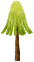 illustrazione dell'acquerello dell'albero per elemento decorativo png