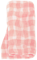 Checkered pattern Beach towel picnic blanket in watercolor png