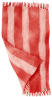 strisce rosse telo mare coperta da picnic stile acquerello png