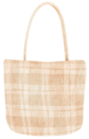 bolsa de tela acuarela ilustración para elemento decorativo de verano png