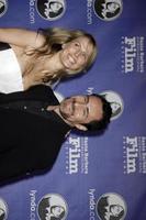 SANTA BARBARA, FEB 3 - Demian Bichir and wife Stefanie Shark arrives at the 2012 SBIFF Virtuosos Awards at Arlington Theater on February 3, 2012 in Santa Barbara, CA photo