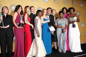 LOS ANGELES, JAN 29 - The Help Cast in the Press Room at the 18th Annual Screen Actors Guild Awards at Shrine Auditorium on January 29, 2012 in Los Angeles, CA photo
