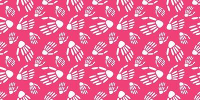 seamless pattern of Skeleton hands.Vector vector