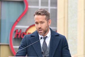 LOS ANGELES, DEC 15 - Ryan Reynolds at the Ryan Reynolds Hollywood Walk of Fame Star Ceremony at the Hollywood and Highland on December 15, 2016 in Los Angeles, CA photo